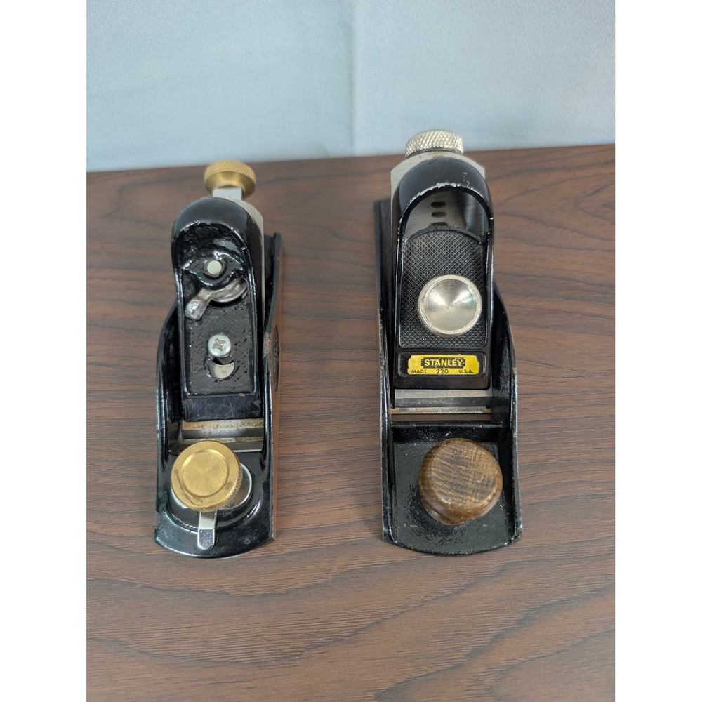 Stanley Block Plane Set Vtg USA/England Made - Picture 8 of 8